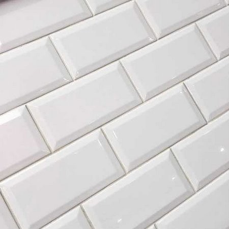 Cerâmica Pierini Metrô Branco brilho, 26,1x12,5 cm, interno,1,89m²/cx  R$69,90m² à vista  